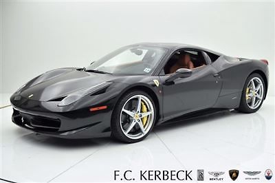 Ferrari : 458 2dr Coupe ONLY 502 Miles! One Owner, Like New! Full Balance Factory Warranty and Service!