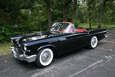 Ford : Thunderbird 1957 t bird coupe 3500 miles 292 v 8 manual rwd