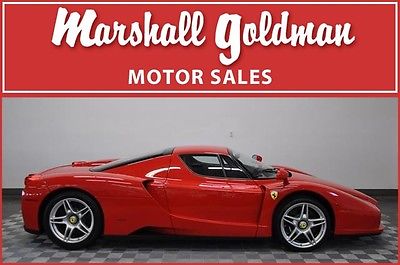 Ferrari : Enzo Base Coupe 2-Door 2003 ferrari enzo f 1 rosso corsa red rosso leather luggage 1158 miles