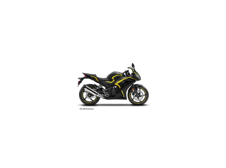 2015 Honda CBR 300R ABS Matte Black Metallic/Yellow