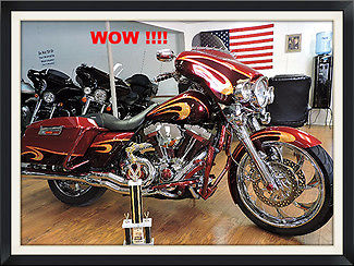 Harley-Davidson : Touring 2005 harley davidson electra glide custom burgundy show custom