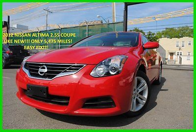 Nissan : Altima 2.5 S Coupe 2 Door 4 Cylinder FWD AT Automatic 5K Repairable Rebuildable Salvage Wrecked Runs Drives EZ Project Needs Fix Low Mile