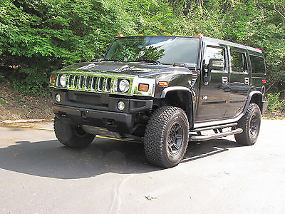Hummer : H2 Luxury Sport Utility 4-Door 2006 hummer h 2 black on black all new parts this is the one