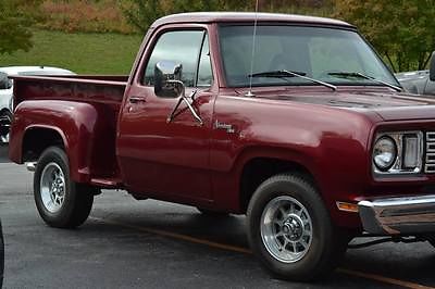 Dodge : Other Pickups Stepside 2-door 1977 dodge adventurer d 150 stepside classic