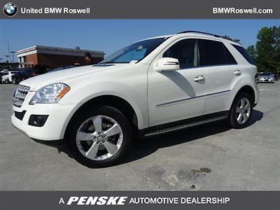 Mercedes-Benz : M-Class RWD 4dr ML350 RWD 4dr ML350 M-Class Low Miles SUV Automatic Gasoline 3.5L V6 Cyl WHITE