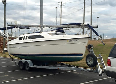 1996 Hunter 26 with trailer
