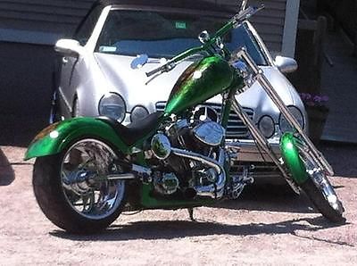 Custom Built Motorcycles : Other Green Carolina Custom Motorcycle