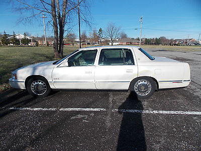 Cadillac : DeVille CHROME/silver 1999 cadillac deville 1 999 priced to go fast white used leather seats