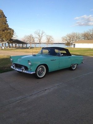 Ford : Thunderbird 2 Door Convertible 1955 ford thunderbird excellent condition superb driving and handling