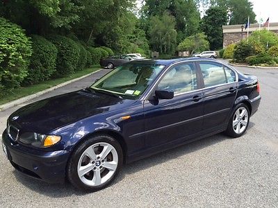 BMW : 3-Series 330xi 2004 bmw 330 xi awd sedan with sunroof dark blue exterior tan leather interior