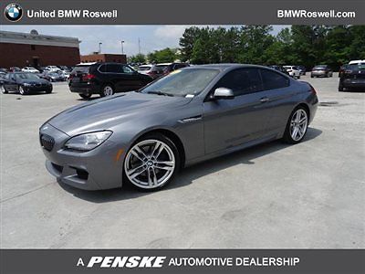 BMW : 6-Series 650i 650 i 6 series low miles 2 dr coupe automatic gasoline 4.4 l 8 cyl gray