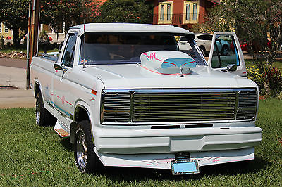 Ford : F-100 Custom 1981 ford custom street rod classic with lots of mirrored stainless steel