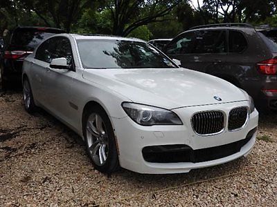 BMW : 7-Series 750i 750 i 7 series low miles 4 dr sedan automatic gasoline 4.4 l v 8 dohc 32 v white