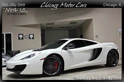 Other Makes 2dr Coupe 2012 mclaren mp 4 12 c coupe carbon ceramic brakes stealth pack pearl white wow