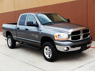 Dodge : Ram 2500 SLT QuadCab 5.9L Diesel 4X4 1Owner Texan Rust Free 2006 dodge ram 2500 slt lonestar edition quadcab shortbed 5.9 l diesel 4 x 4 1 owner