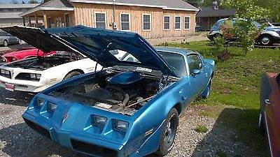 Pontiac : Trans Am T/A 1979 pontiac 6.6 t top blue t a