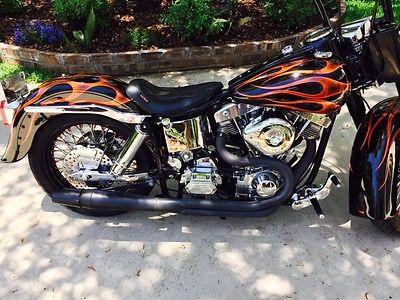 Harley-Davidson : Other 1976 flh po custom shove head