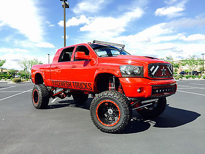 Dodge : Ram 3500 Laramie Crew Cab Pickup 4-Door 5.9 diesel megacab 14 4 link lift adjustable airbag rear 40 toyos king shocks