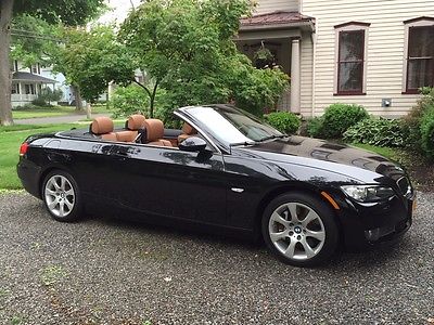 BMW : 3-Series 335i 2008 bmw 335 i convertible retractable hardtop 6 speed manual low miles