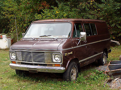 Chevrolet : G20 Van nomad 1977 chevy nomad van bad trans good running small block 400