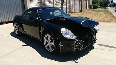 Porsche : Cayman S Hatchback 2-Door 2006 porsche boxster s damaged fixer rebuilder 6 speed black