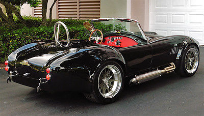 Shelby : Cobra Cobra NEW BACKDRAFT RACING 1965 - Roush 427R@550 Horsepower - TKO 600 - BLACK & RED!!!