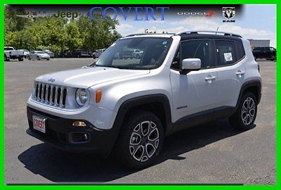 Jeep : Renegade Limited J04762 New Jeep Limited Silver SUV 4dr 2.4L I4 16V Automatic 4WD