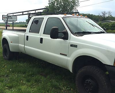 Ford : F-350 Crew Cab Dually,Diesel,Automatic, 4x4, Crew Cab, 6.0 Power Stroke, White