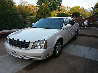 Cadillac : DeVille DHS 2005 cadillac sedan deville 4.6 l 4 door pearl white 67 800 miles