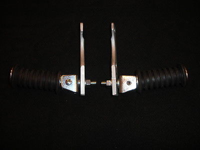 BMW : Other MOTORCYCLE - PAIR REAR PEGS with BRACKETS - Foldable (BMW)