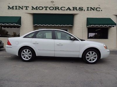 Ford : Five Hundred Limited AWD LIMITED, AWD, ONE OWNER, CARFAX CERT, WHITE/TAN, LOADED - LOOKS AND DRIVES NEW!