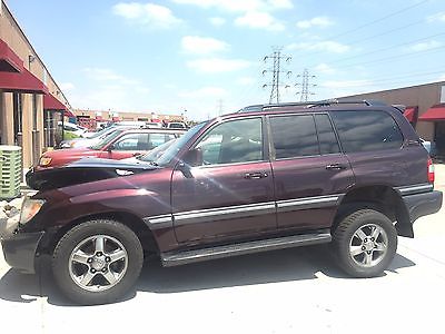 Toyota : Land Cruiser Base Sport Utility 4-Door 2006 toyota land cruiser j 100 1 owner loaded damaged 117 k