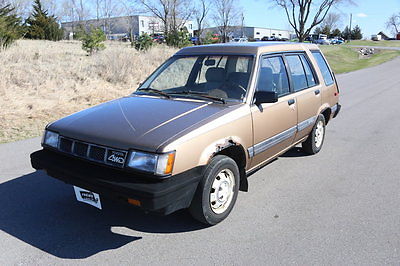 Toyota : Tercel SR5 Wagon 4-Door 1987 toyota tercel one owner 4 x 4 cold ac runs great