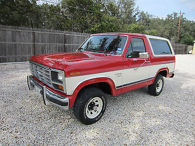 Ford : Bronco Two Tone Factory XLT 1986 ford bronco original paint