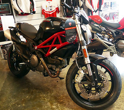 Ducati : Monster NEW 2014 DUCATI MONSTER M796 ABS BLACK NAKED SPORT BIKE UNDER FULL WARRANTY