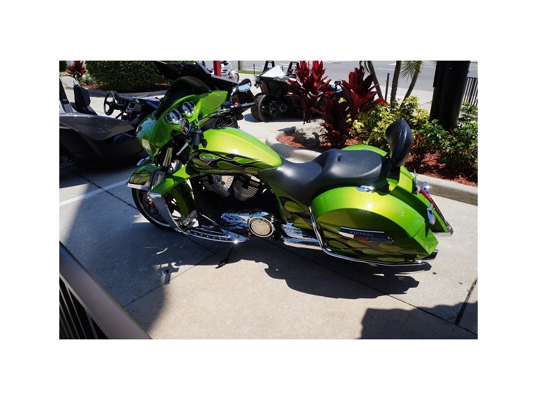 2013 Victory Cross Country Anti-Freeze Green with Bla