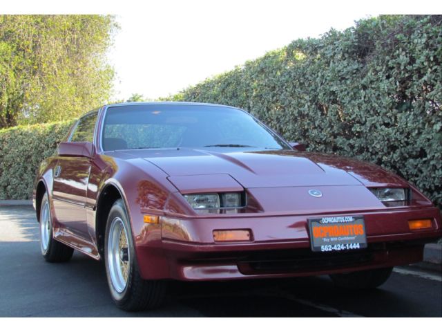 Nissan : 300ZX 2dr Coupe 5- T-Top Power Windows Classic Low Mile Air conditioning Low Miles Burgundy Clean
