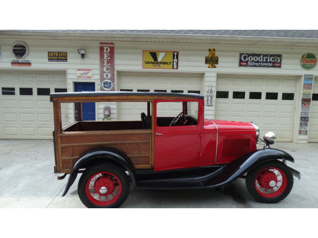 Ford : Model A DEPOT HACK 1930 model a ford woodie hack