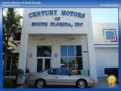 Chevrolet : Monte Carlo Low Mile Non Smoker Sunroof Leather NIADA Certified SUNROOF LS Low Mile Non Smoker Leather NIADA Certified WARRANTY TRACTION