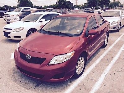 Toyota : Corolla LE LE Sedan, Clean Title, Red, One Owner, Regularly Maintained at Toyota Dealership