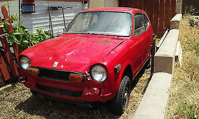 Honda : Other AZ 600 Classic Vintage 1972 Honda 600 CP Coupe AZ600 Z600 Red Project First Edition