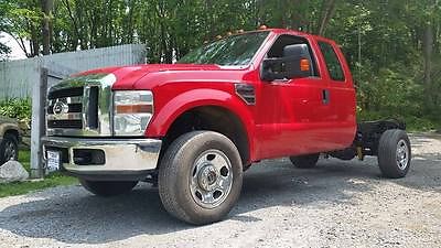 Ford : F-350 XLT Extended Cab 2008 ford f 350 xlt 4 x 4 cab and chassis single wheel extended cab 6.4 powerstroke
