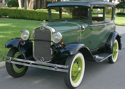 Ford : Model A TUDOR - RESTORED - 2.5K MILES BEAUTIFUL RESTORED ORIGINAL - 1931 Ford Model A Tudor -  2.5K MI
