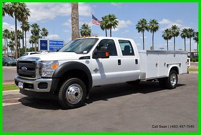 Ford : F-450 F450 Crew Cab Diesel 11' Royal Utility Service Work Truck Financing Available