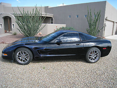 Chevrolet : Corvette Base Coupe 2-Door 1998 corvette coupe black w iridescent flames sports car 79 k mi removable top