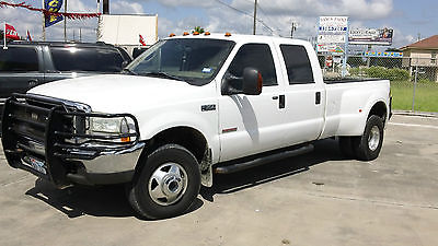 Ford : F-350 f350 White Ford F350 Lariat Fx4 dually, crew cab, Automatic