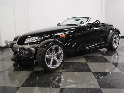 Plymouth : Prowler Base Convertible 2-Door ONLY 3,800 ORIGINAL MILES, ONLY 2 OWNERS, BORLA MUFFLERS, TRIPLE BLACK, NICE!