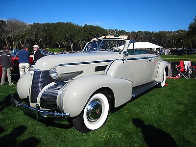 Cadillac : Fleetwood 75 Series Convertible Coupe 1939 cadillac 75 series convertible coupe multi national concours winner