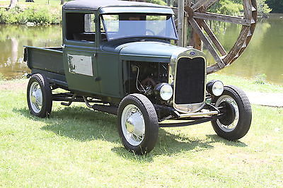 Ford : Model A patina 1930 model a scta rat rod hot rod patina bagged slammed av 8