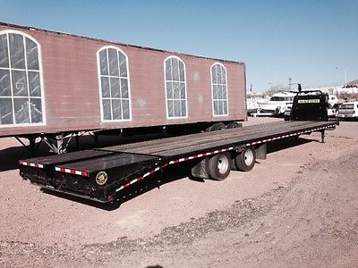 2014 GATOR Flatbed Hotshot Equipment hauler trailer